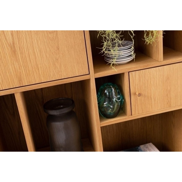 Regał Rangoon szeroki dąb - ACTONA